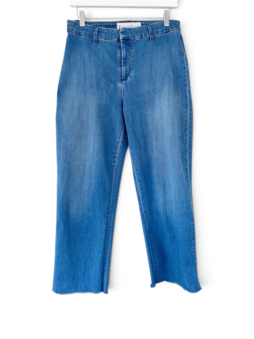 Frank & Eileen • Kinsale Pants Raw Hem Italian Performance Denim